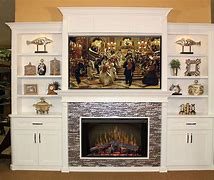 Image result for Wall Units around Fireplace