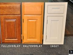 Image result for Flush Overlay Cabinet Doors