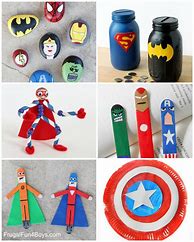 Image result for Super Hero Crafts for Toddlers