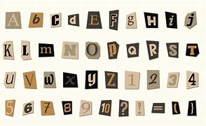 Image result for Paper Alphabet Letters