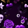 Image result for Purple Halloween Plain Background