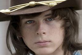 Image result for Carl Walking Dead Long Hair