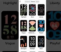 Image result for Fitbit Inspire Clock Faces