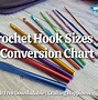 Image result for Crochet Hook Sizes and Yarn