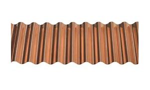 Image result for Corrugated Copper Roofing