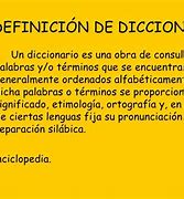Image result for Definición De Diccionario