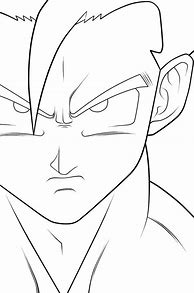 Image result for Blank Gohan Drawing