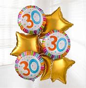 Image result for 30th Birthday Flowers and Balloons