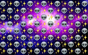 Image result for Alien. Emoji Background