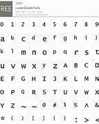 Image result for Show Lucida Console Font