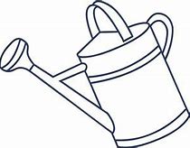 Image result for Watering Can Outline Clip Art