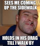 Image result for Guy Walking On Sidewalk Meme