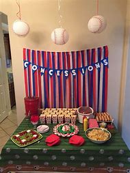 Image result for Baseball Birthday Decorations