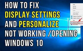 Image result for How to Fix Display Settings