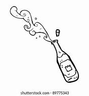 Image result for Champagne Spray Cartoon