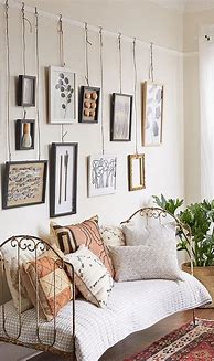 Image result for Large Wall to Hang Pictures On Clips