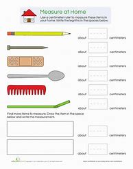 Image result for Measuring Inches and Centimeters Worksheet