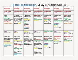 Image result for 21-Day Fix Meal Plan Sheets