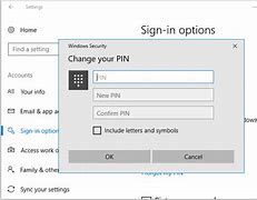 Image result for Changing Your Pin Windows 1.0