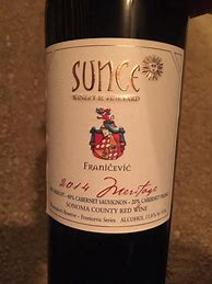 Image result for Sunce Meritage Winemaker's Reserve Franicevic Series