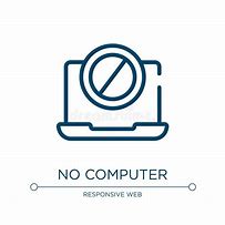 Image result for No Computer Icon