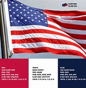 Image result for American Flag Color Codes