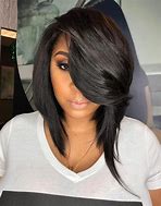 Image result for Blunt Cut Bob Haircut Black Women