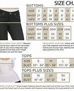 Image result for Hollister Co Jeans Size Chart
