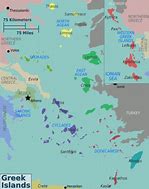 Image result for The Greek Islands Map