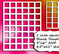 Image result for Primtable 1 Inch Square Templates