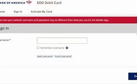 Image result for Bank of America Ed's Cafd Log On