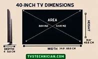 Image result for 40 Inch TV Size Comparison