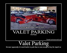 Image result for Valet Parking Meme