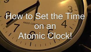 Image result for Setting Sharp Atomic Clock