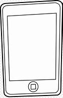 Image result for iPad Clip Art All White