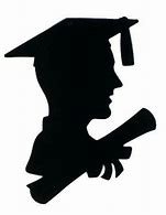 Image result for Graduation Boy Black and White Clip Art