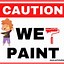 Image result for Caution Wet Paint Sign