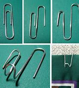 Image result for Paper Clip into Cubicle Hook