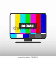 Image result for TV No Signal Mockup