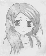 Image result for Cute Anime Girl Pencil Drawing