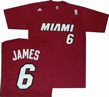Image result for Miami Heat Red T-Shirt
