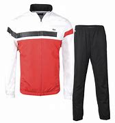 Image result for Red Lacoste Tracksuit