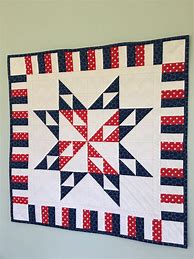 Image result for Wall Hanging Quilt Red White