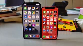 Image result for iPhone SE and iPhone 12 Mini Side by Side