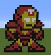 Image result for Iron Man Pixel Art