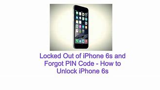 Image result for iPhone 6s Forgot Passcode