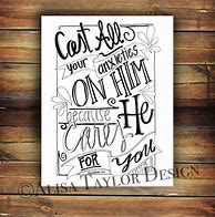 Image result for 1 Peter 5 7 Coloring Page