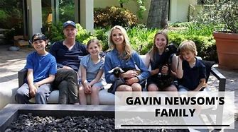 Image result for Gavin Newsom Wife Kids