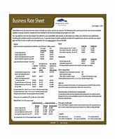 Image result for Company Rate Sheet Template