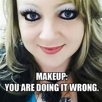 Image result for Distracting Eye Makeup Meme